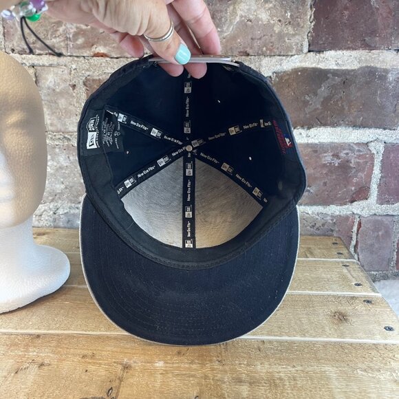 YANKEES New York NY Spell Out Blue New Era Adjustable Hat - Picture 7 of 8